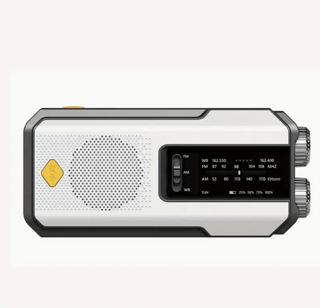 Noodradio met powerbank