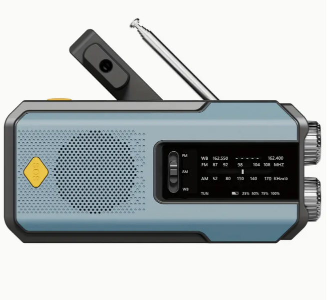 Noodradio met powerbank