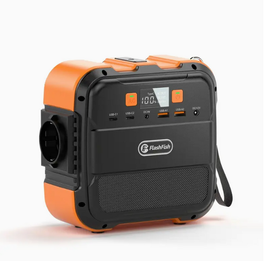 Draagbare Power Station 98 Wh, FF FLASHFISH Zonnegenerator 120 W 230 V