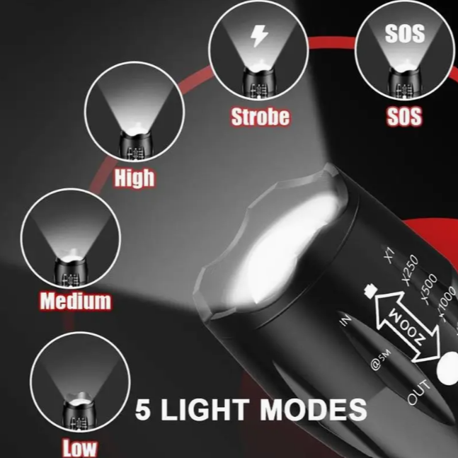 2 stuks zaklamp