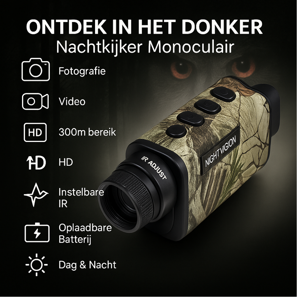 Telelens voor smartphone - Nachtkijker