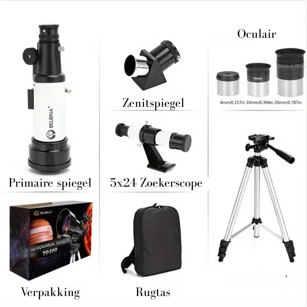 Refractor Telescoop SkyView 70/400